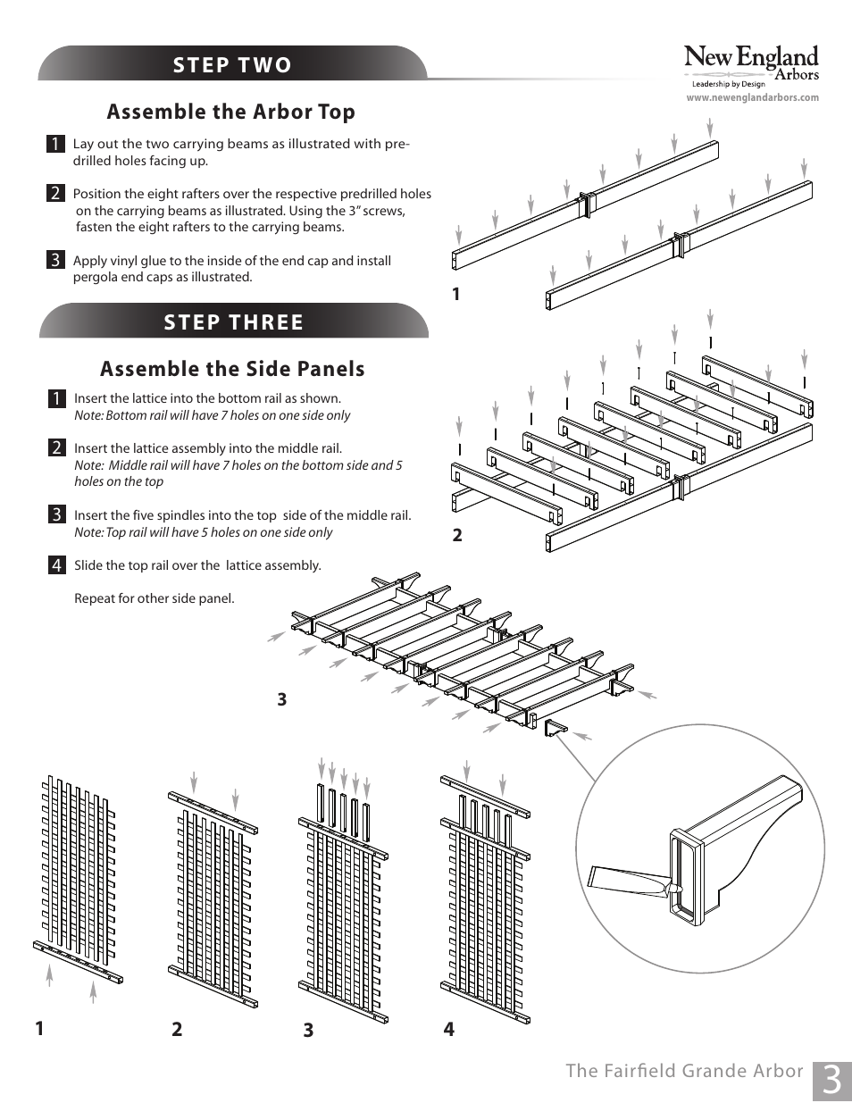 New England Arbors VA84231 User Manual | Page 3 / 6