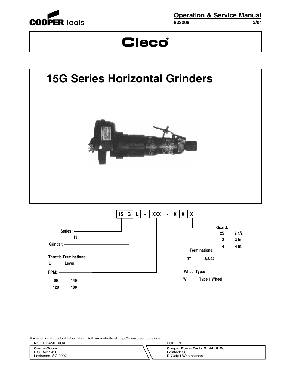 Cooper Bussmann Cleco 15G Series User Manual | 12 pages