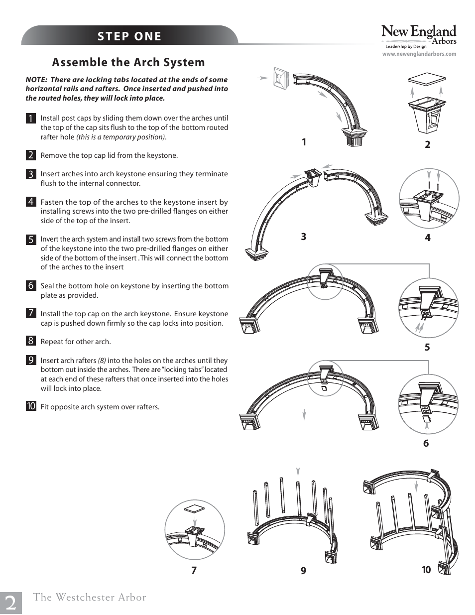 New England Arbors VA84234 User Manual | Page 2 / 5