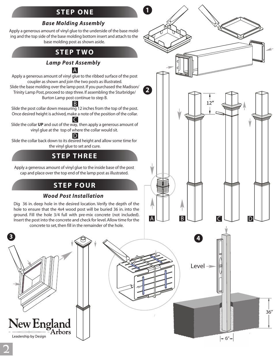 New England Arbors VA94431 User Manual | Page 2 / 3