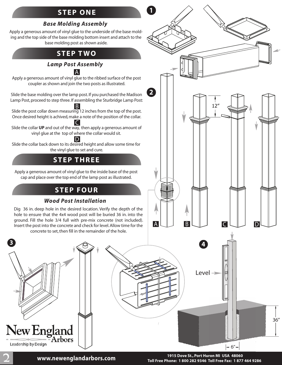 New England Arbors VA94429 User Manual | Page 2 / 3