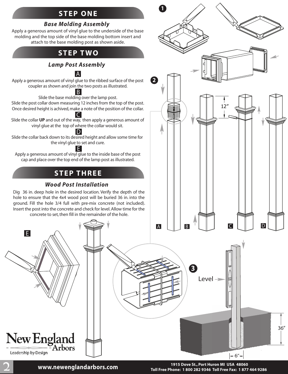 New England Arbors VA94430 User Manual | Page 2 / 3