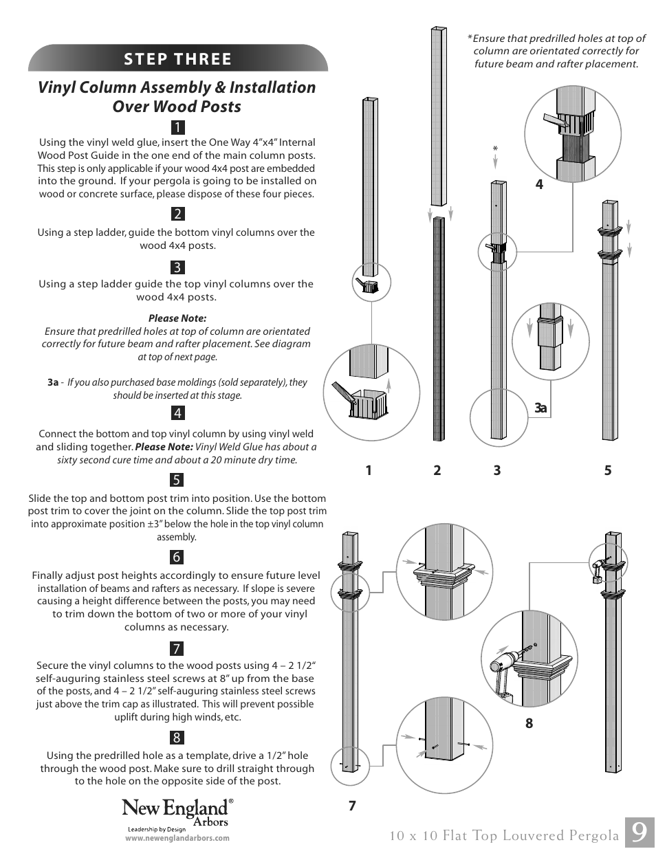 New England Arbors VA42062 User Manual | Page 9 / 23