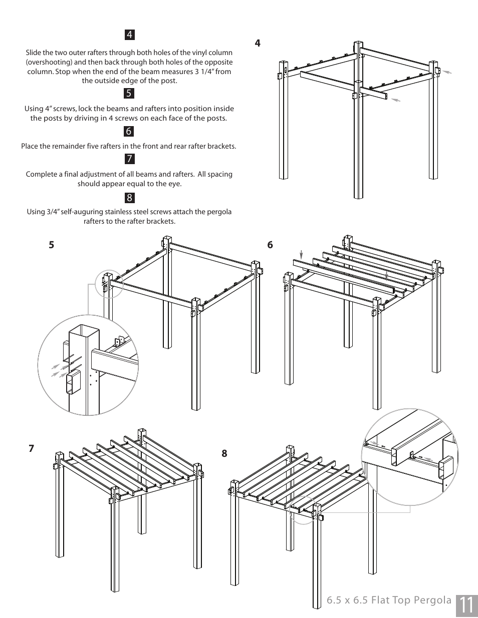 New England Arbors VA40000 User Manual | Page 11 / 12