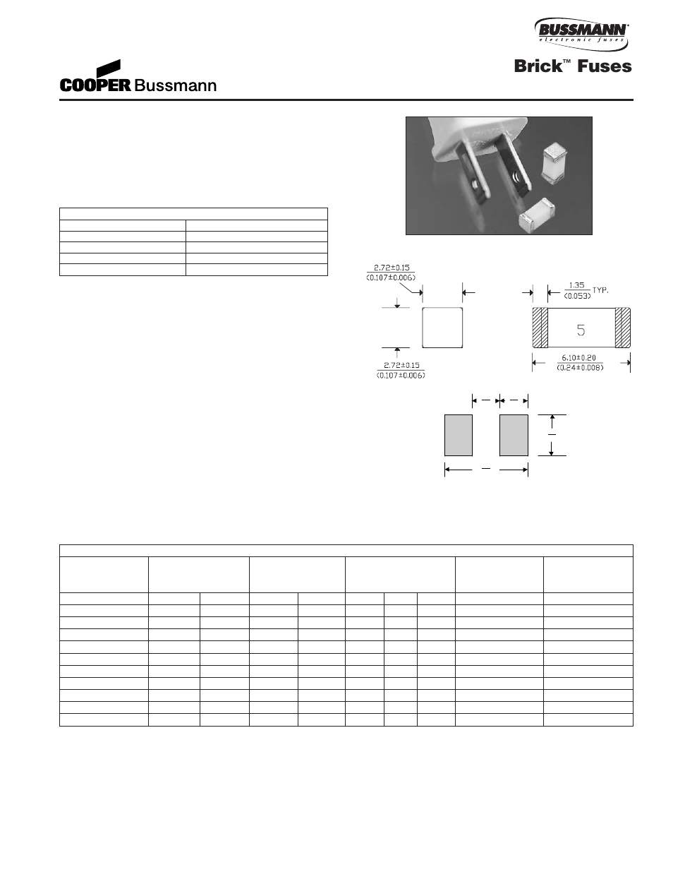 Cooper Bussmann BRICK 6125TD User Manual | 32 pages