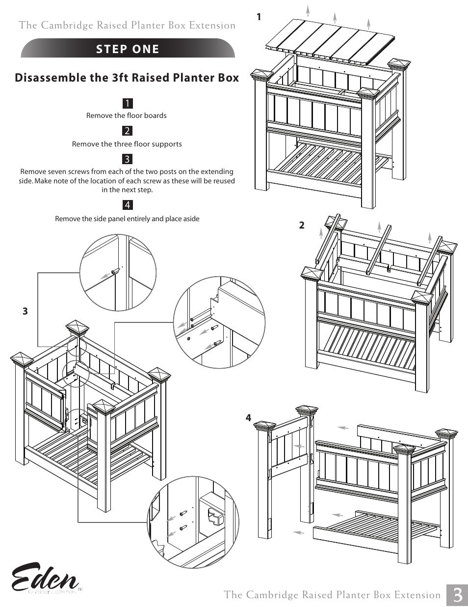 New England Arbors VA68215 User Manual | Page 3 / 6