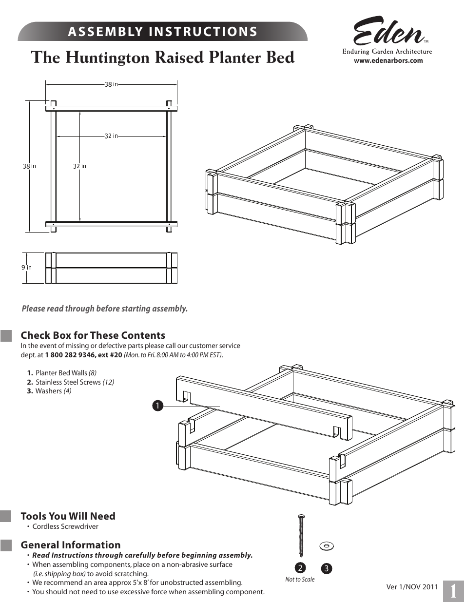 New England Arbors VA68225 User Manual | 2 pages