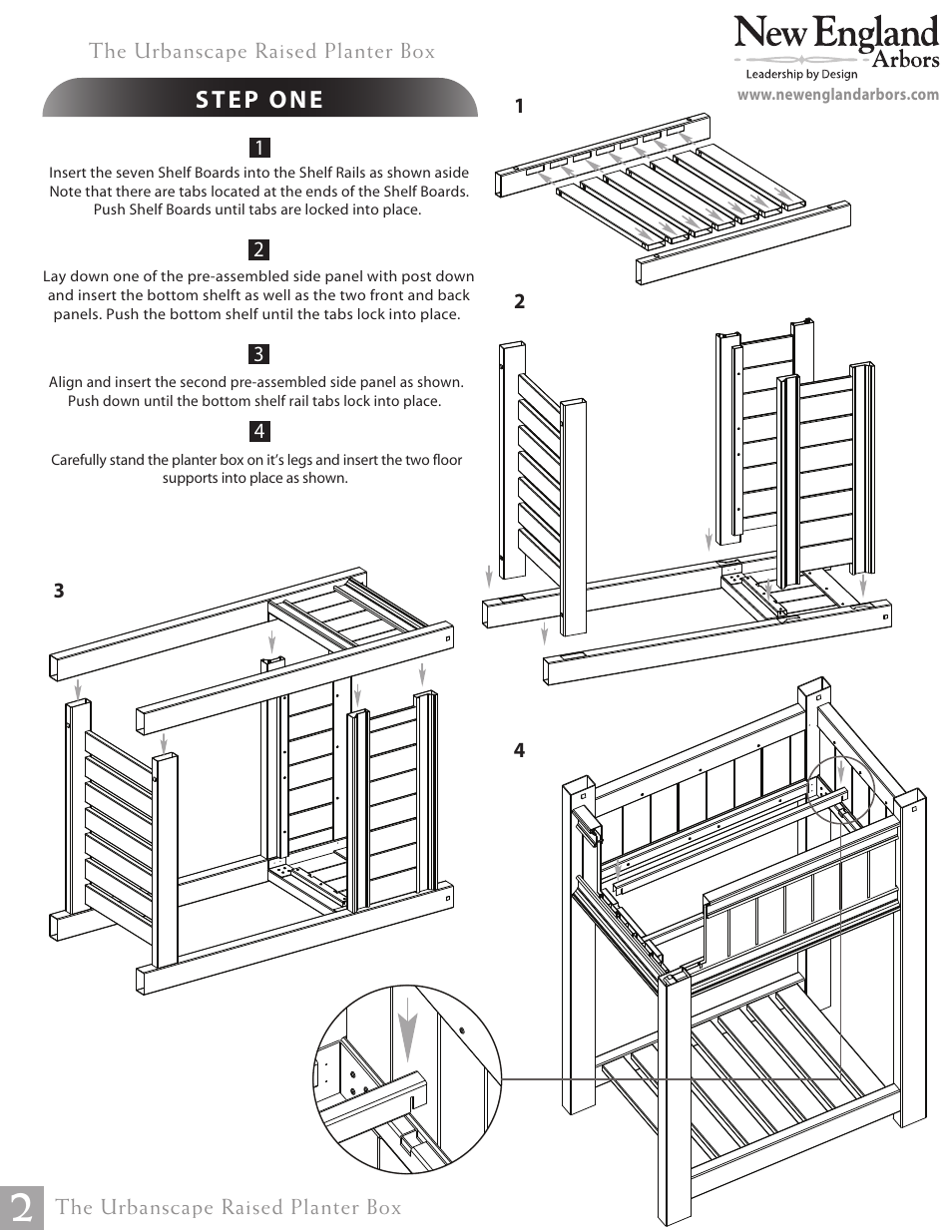 New England Arbors VA68217 User Manual | Page 2 / 4