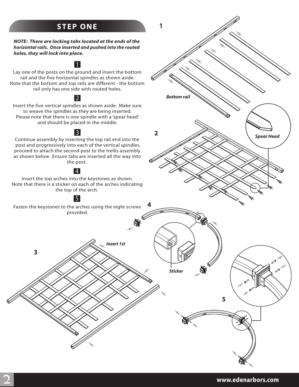 New England Arbors VA68202 User Manual | Page 2 / 4