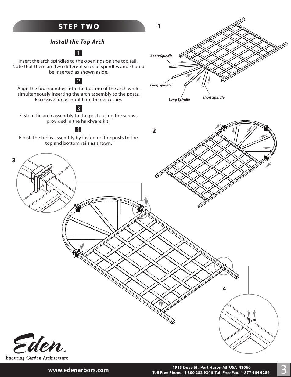 New England Arbors VA68202 User Manual | Page 3 / 4