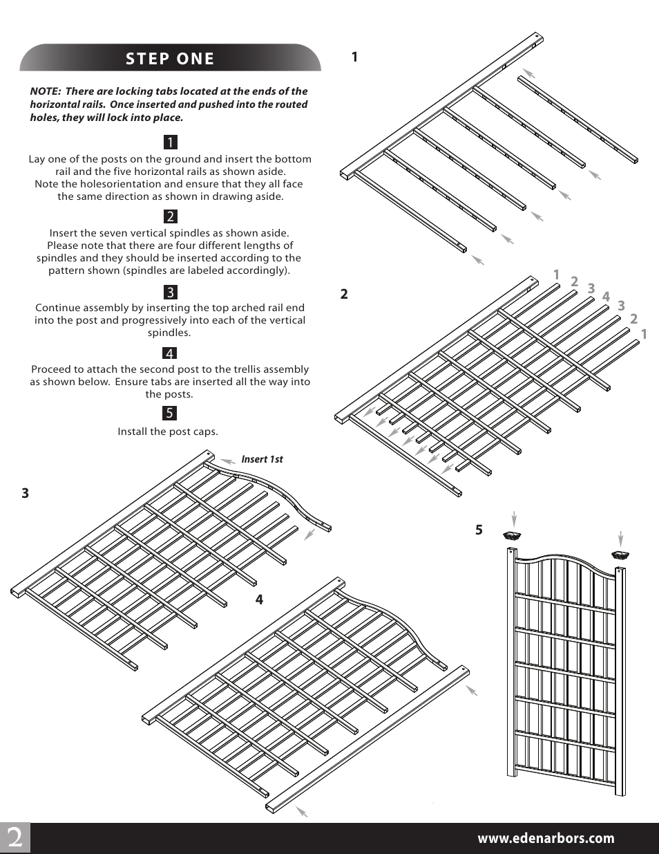 New England Arbors VA68200 User Manual | Page 2 / 4