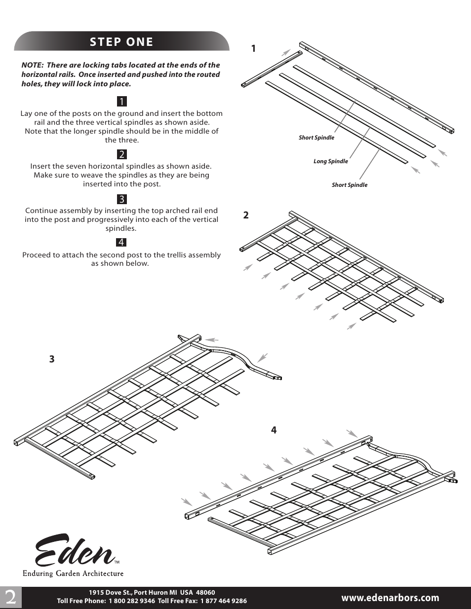 New England Arbors VA68201 User Manual | Page 2 / 4