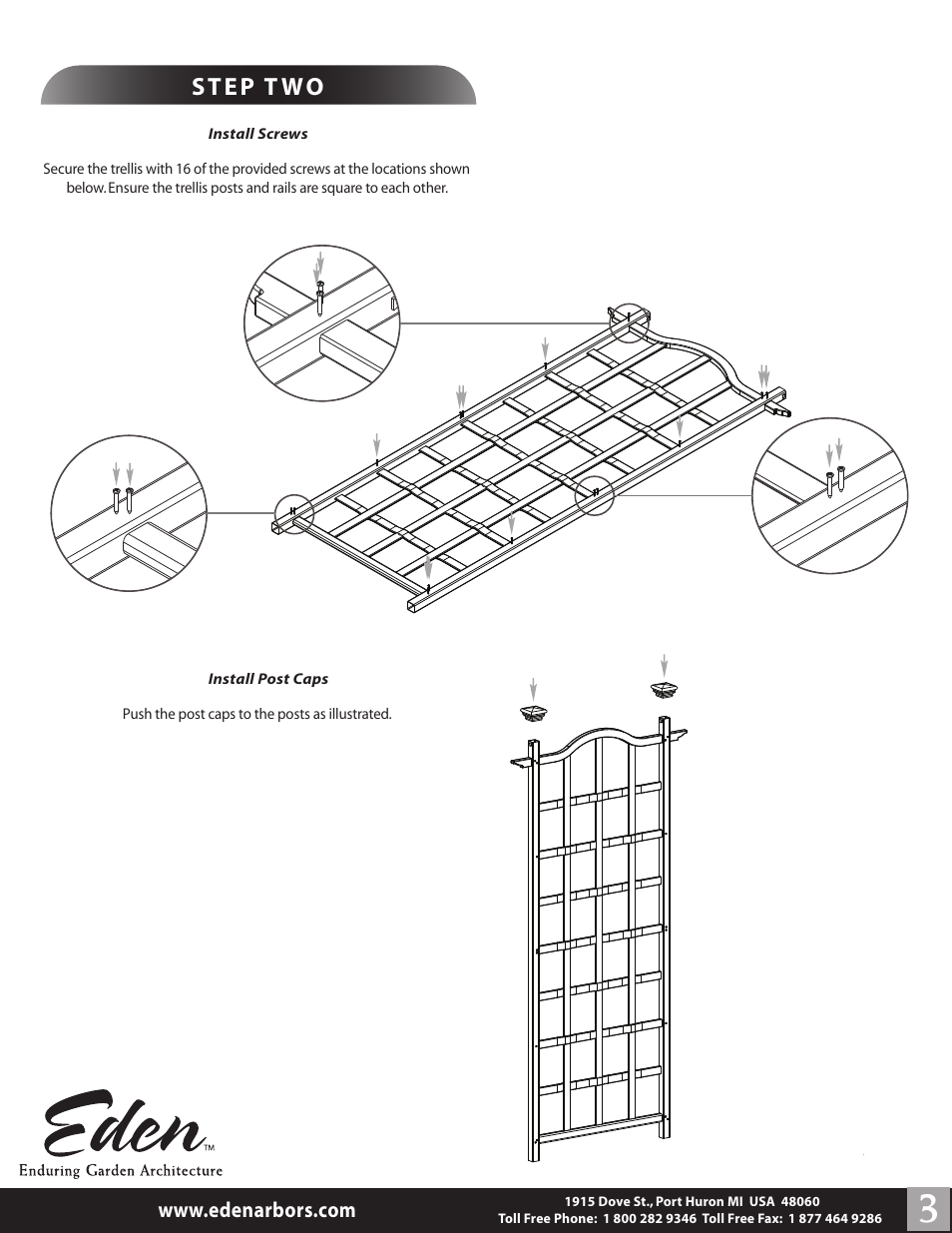 New England Arbors VA68201 User Manual | Page 3 / 4
