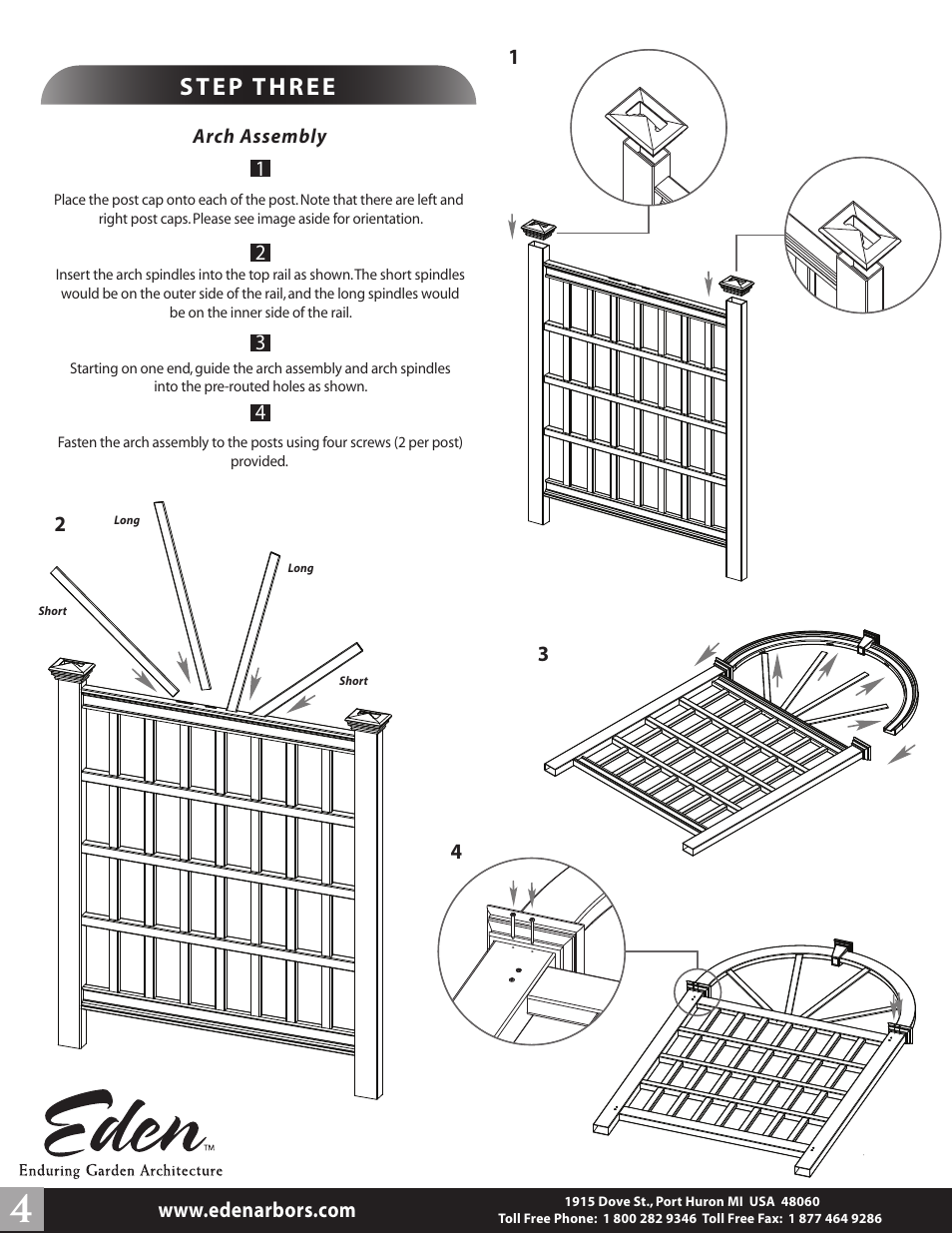 New England Arbors VA68203 User Manual | Page 4 / 5