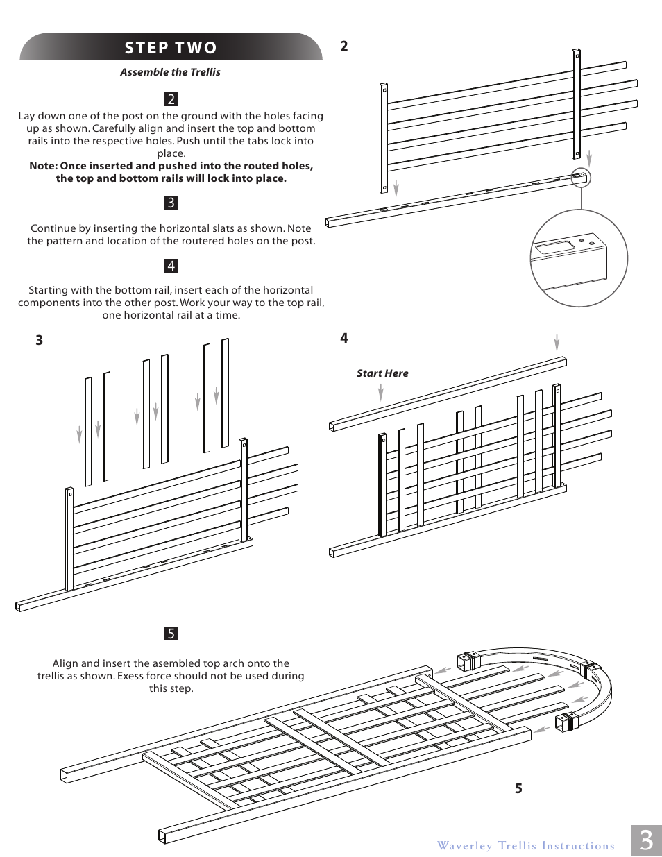 Waverley trellis pg3 | New England Arbors VA68205 User Manual | Page 3 / 4