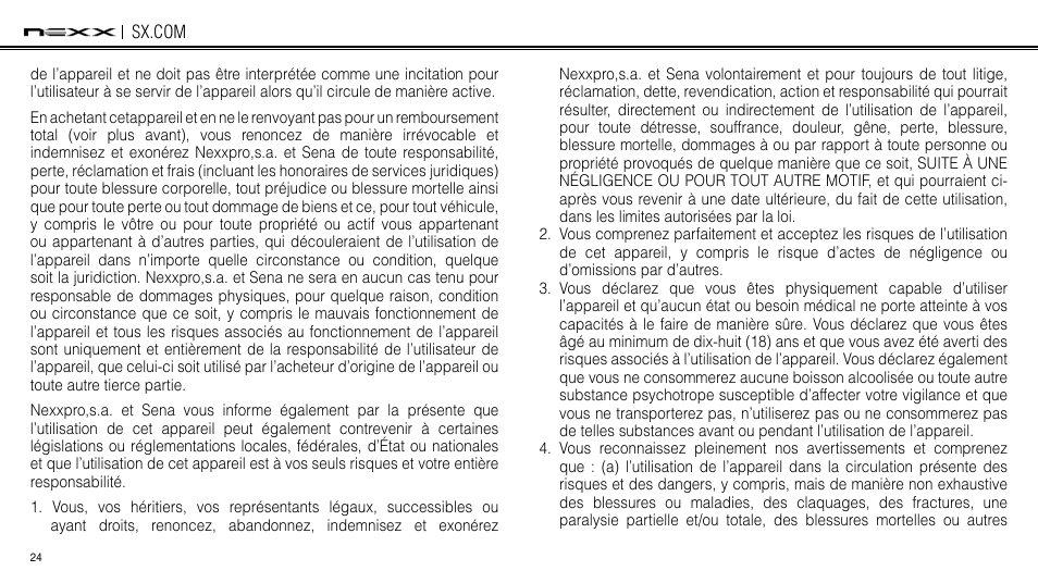 NEXX Helmets SX.COM User Manual | Page 105 / 162