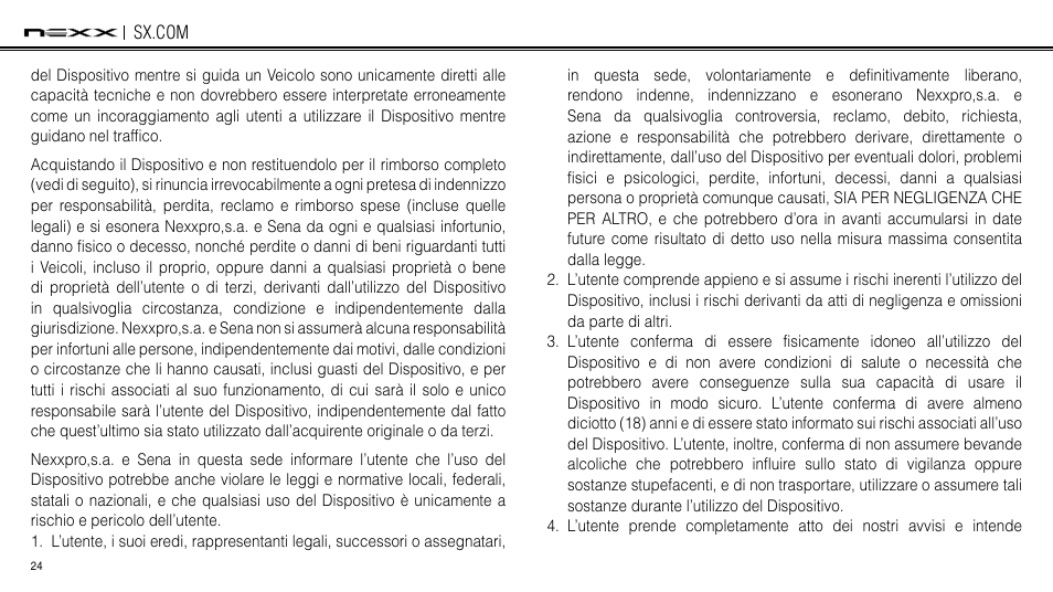 NEXX Helmets SX.COM User Manual | Page 159 / 162