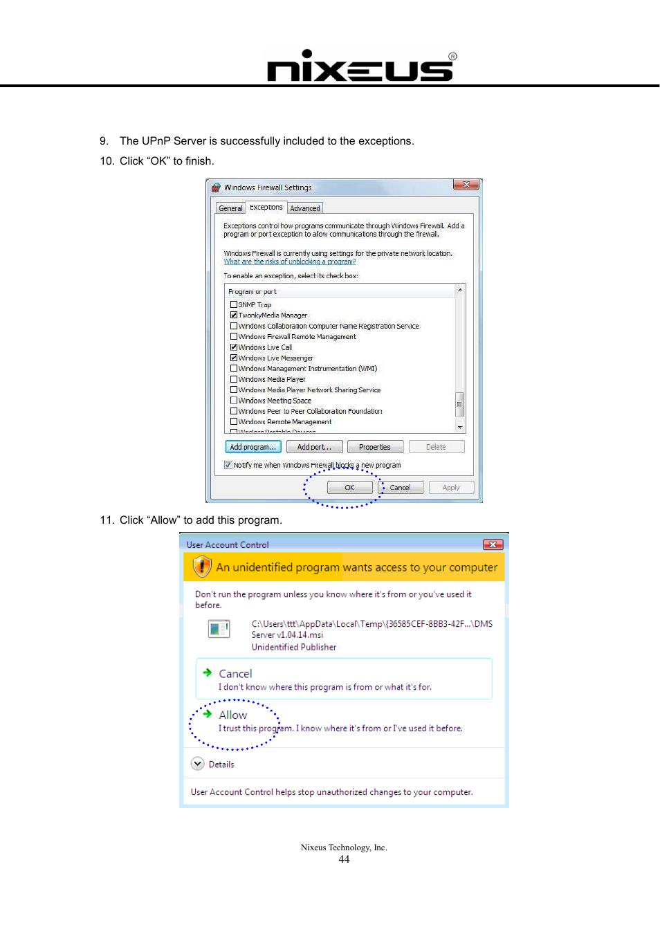 Nixeus Fusion HD User Manual User Manual | Page 44 / 128