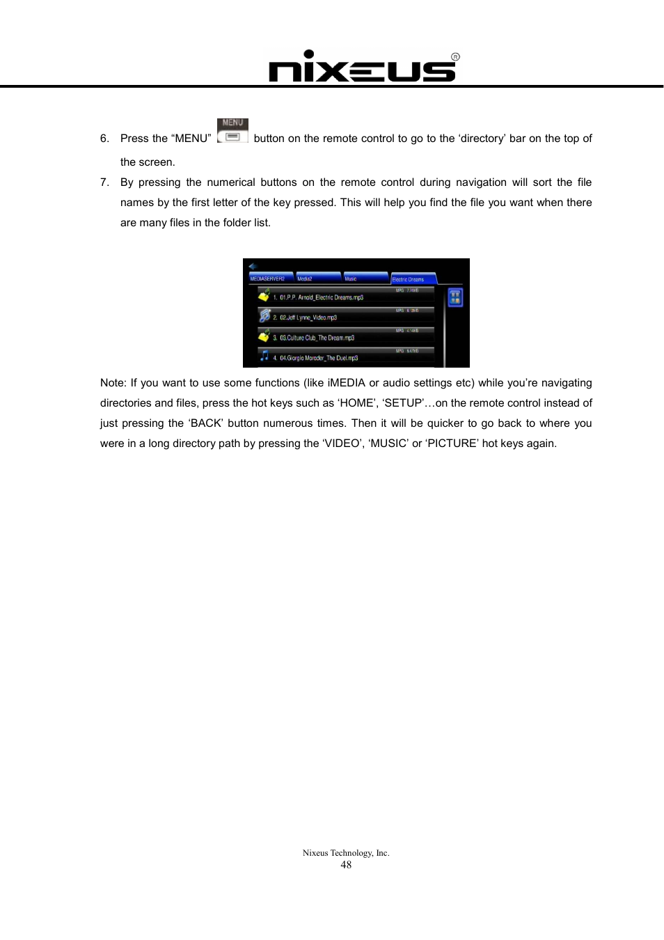 Nixeus Fusion HD User Manual User Manual | Page 48 / 128