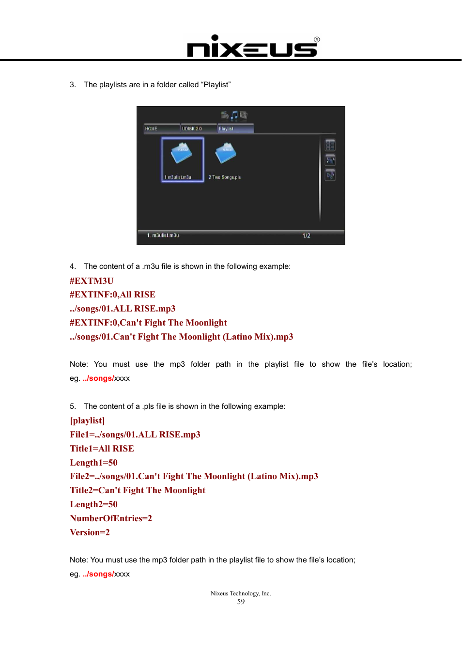 Nixeus Fusion HD User Manual User Manual | Page 59 / 128