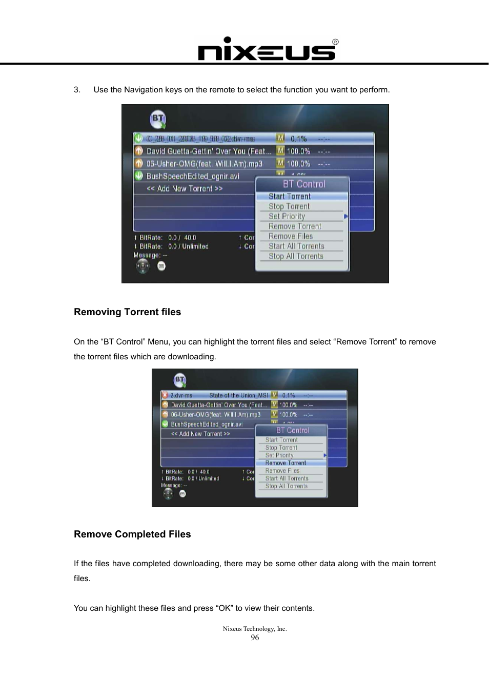 Nixeus Fusion HD User Manual User Manual | Page 96 / 128