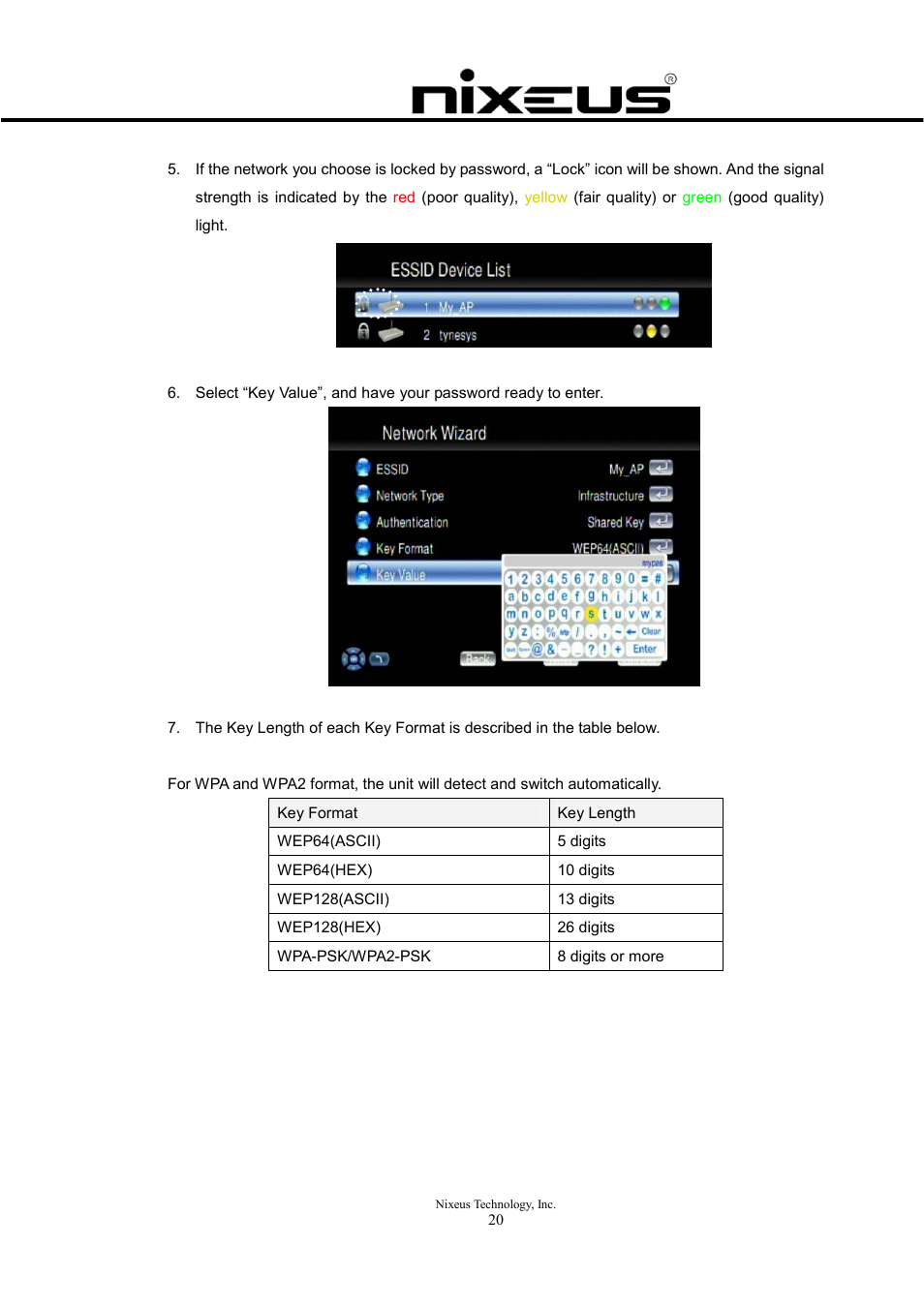 Nixeus Fusion HD Quick Start User Manual | Page 20 / 30