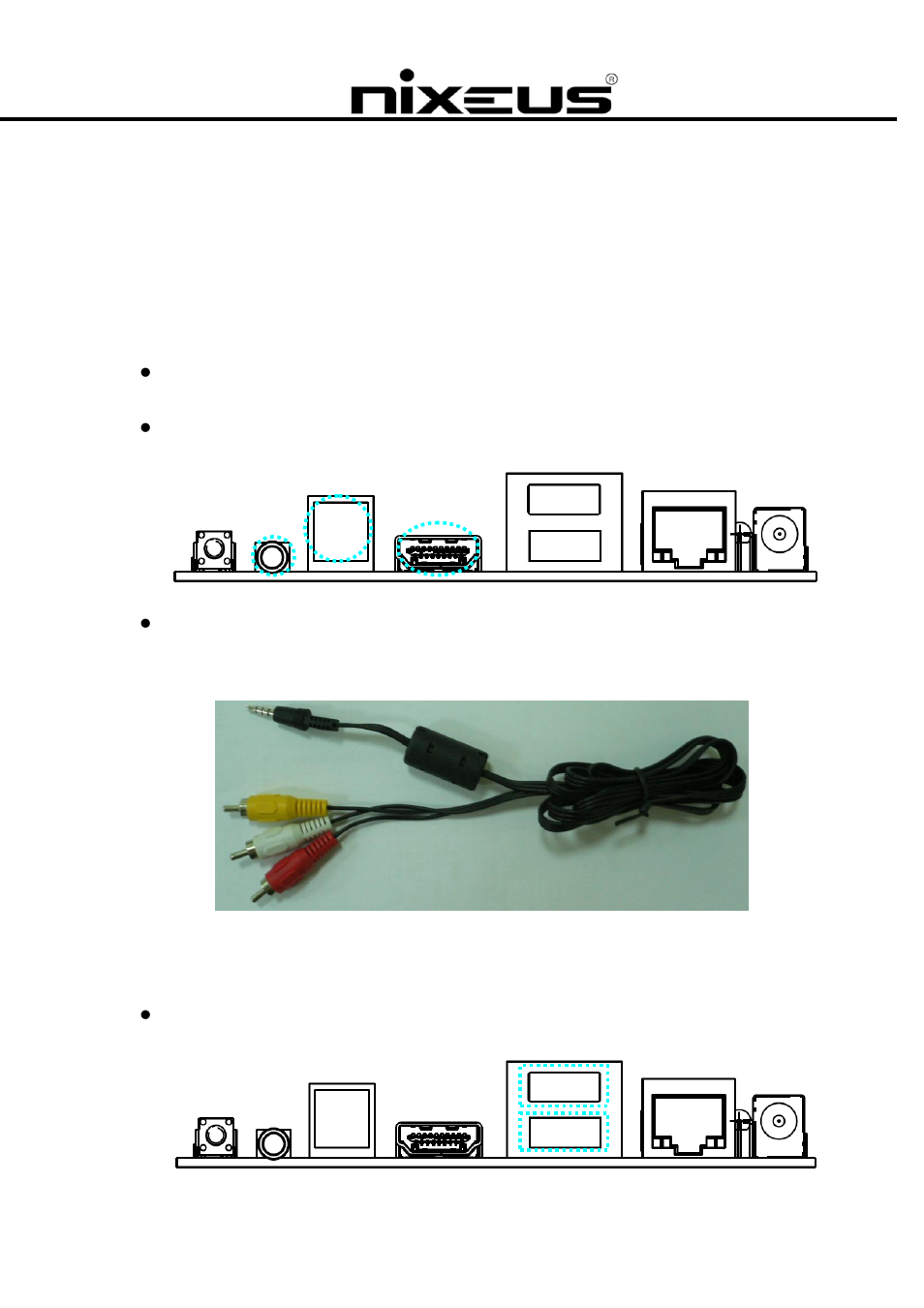 Installation and connection, Video & audio, Storage devices | Nixeus Fusion XS User Manual | Page 7 / 20