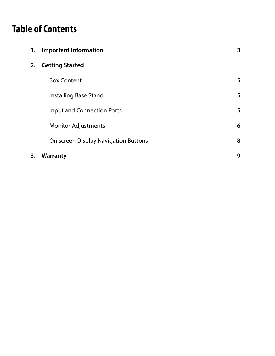 Nixeus NX-VUE27D User Manual | Page 2 / 11