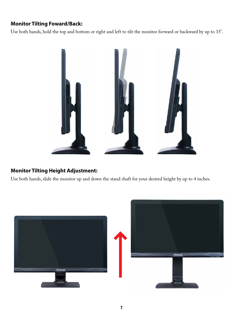 Nixeus NX-VUE27D User Manual | Page 7 / 11