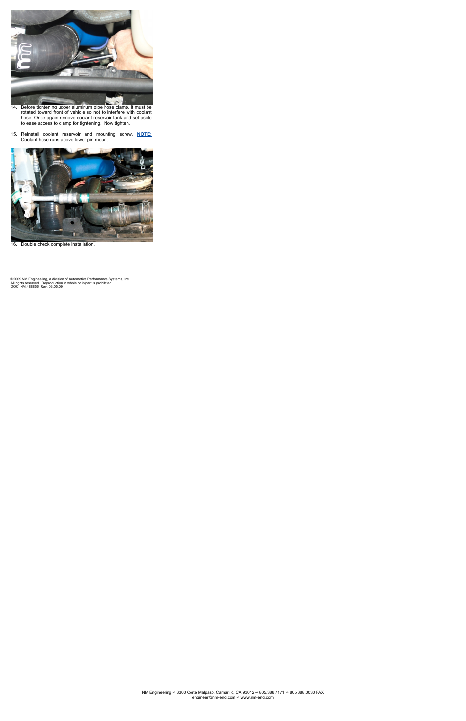 NM Engineering 488856 User Manual | Page 2 / 2