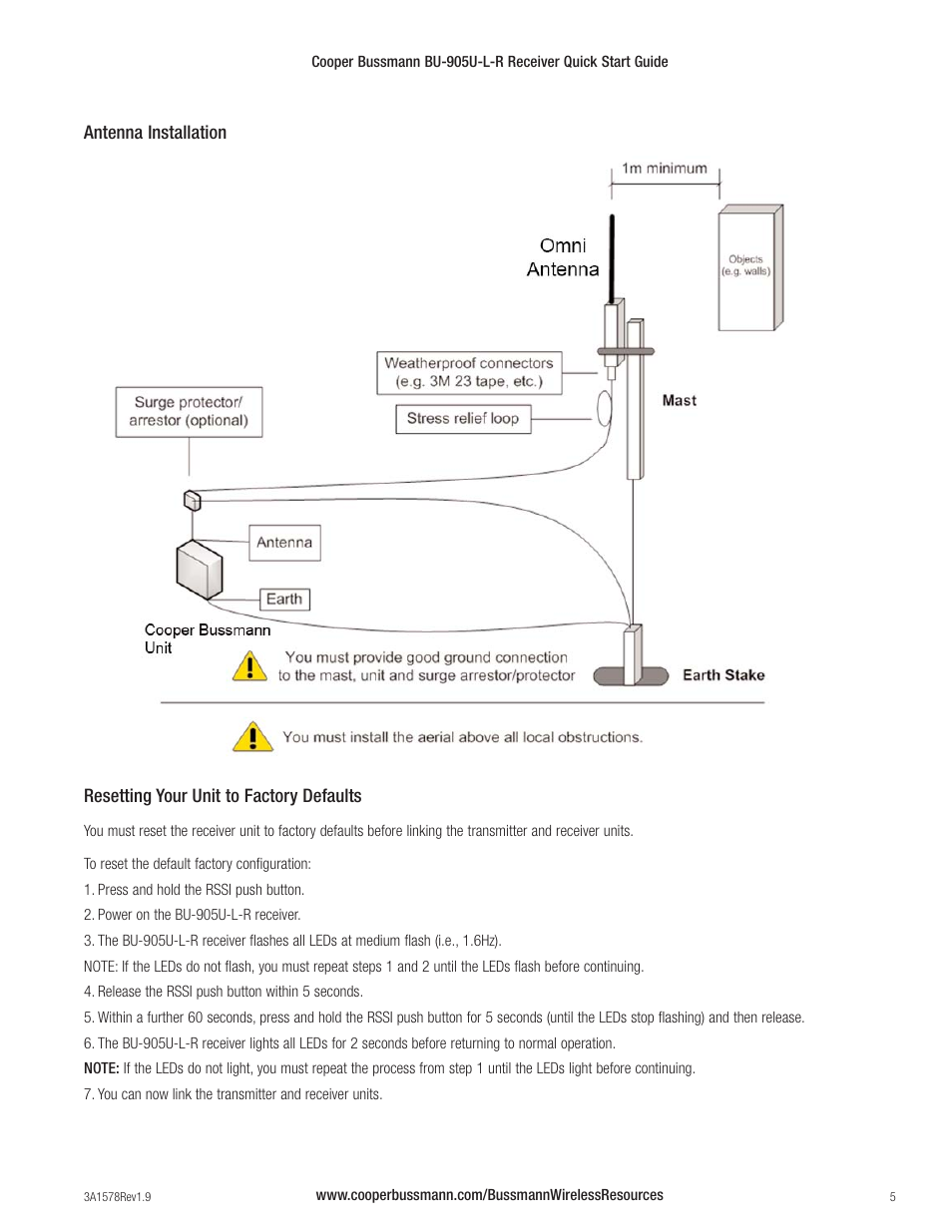 Cooper Bussmann BU-905U-L-R User Manual | Page 5 / 8