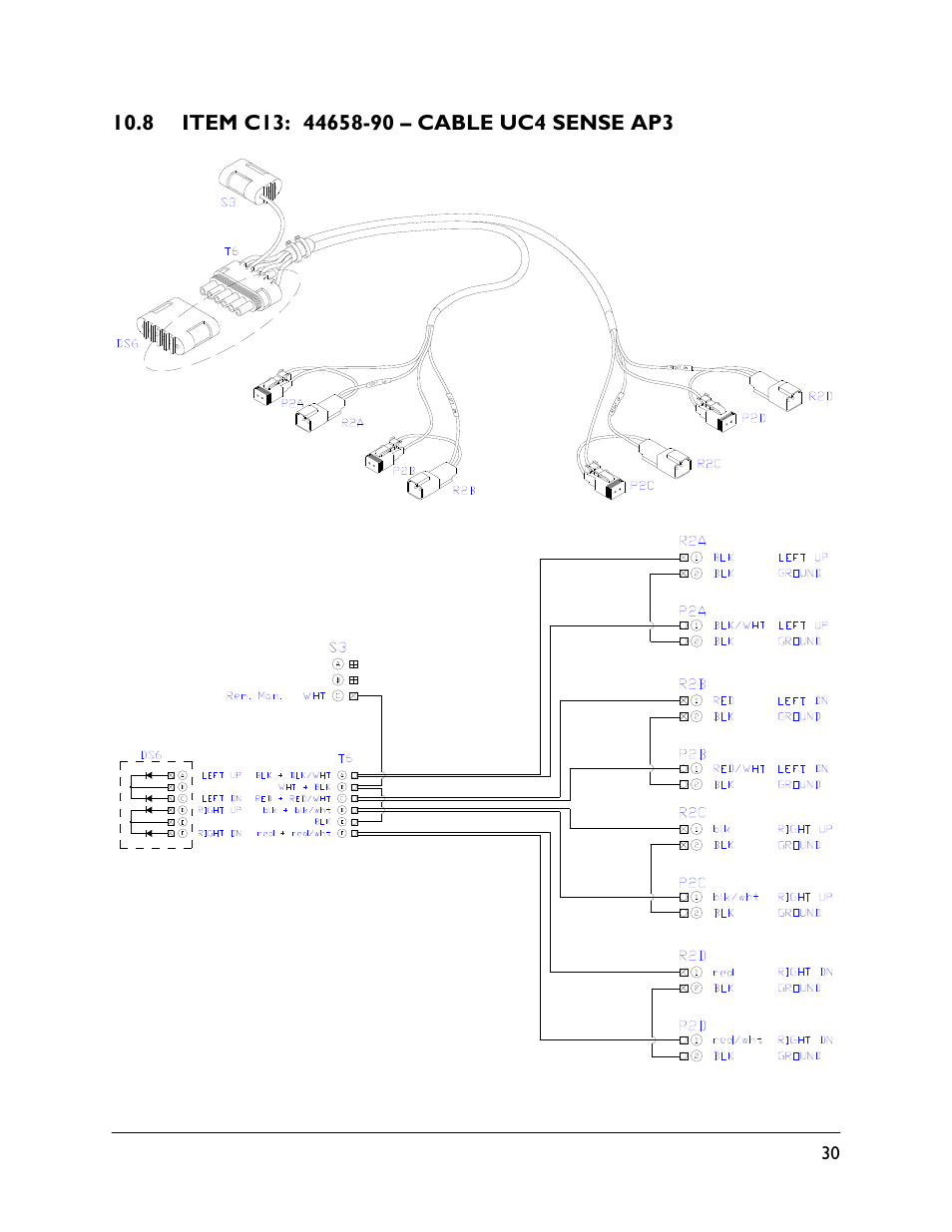 8 item c13: 44658-90 | NORAC UC4.5-BC-AP3 User Manual | Page 33 / 35