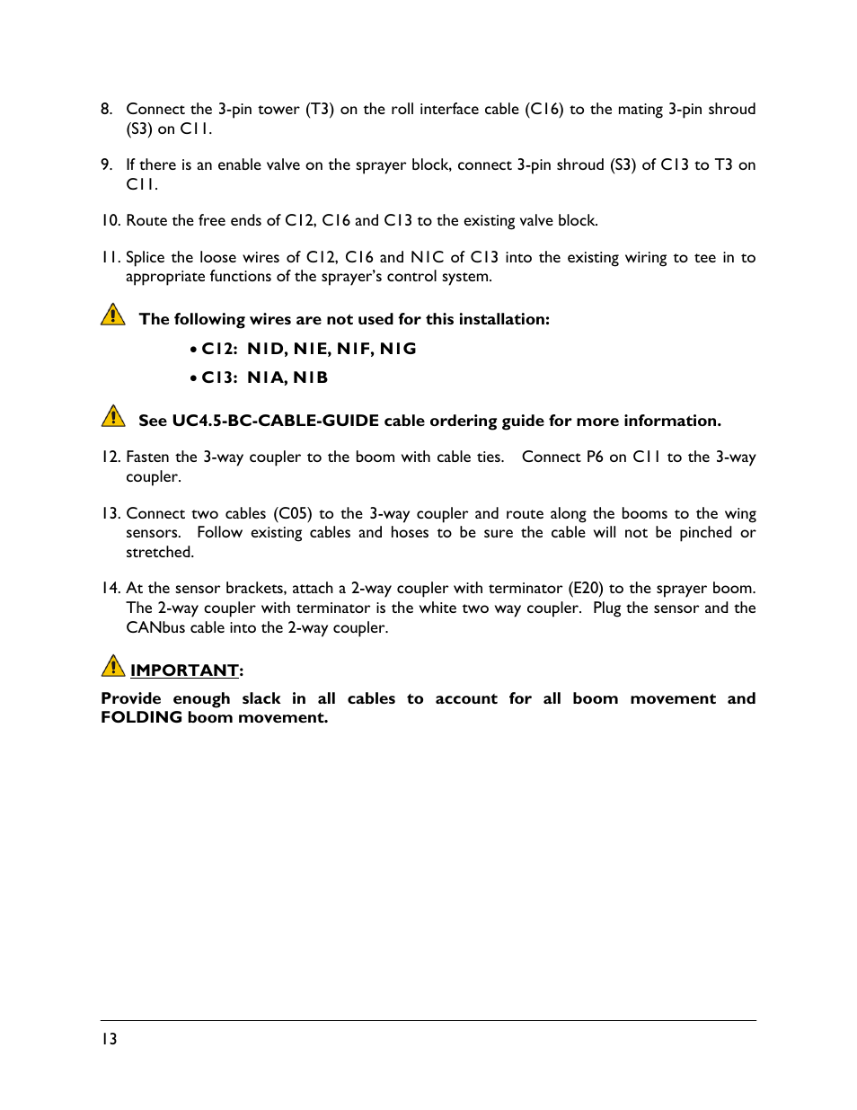 NORAC UC4.5-BC-AS1 User Manual | Page 16 / 22