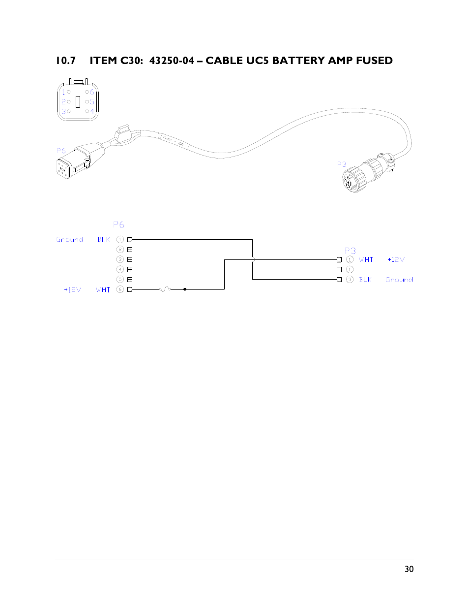 7 item c30: 43250-04 | NORAC UC4.5-BC-CS1 User Manual | Page 33 / 34