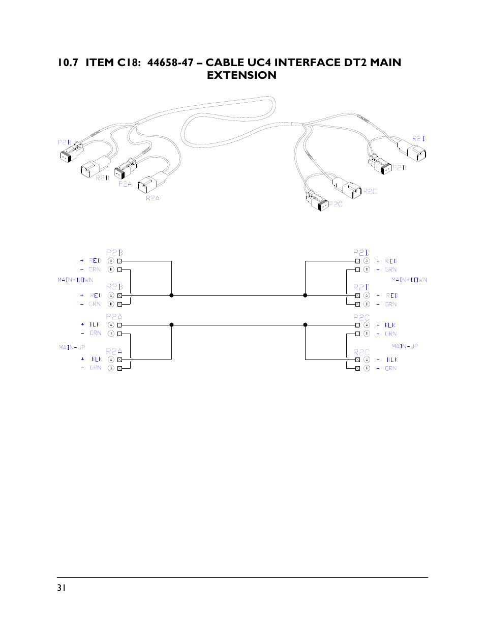 7 item c18: 44658-47 | NORAC UC4.5-BC-CS3 User Manual | Page 34 / 36