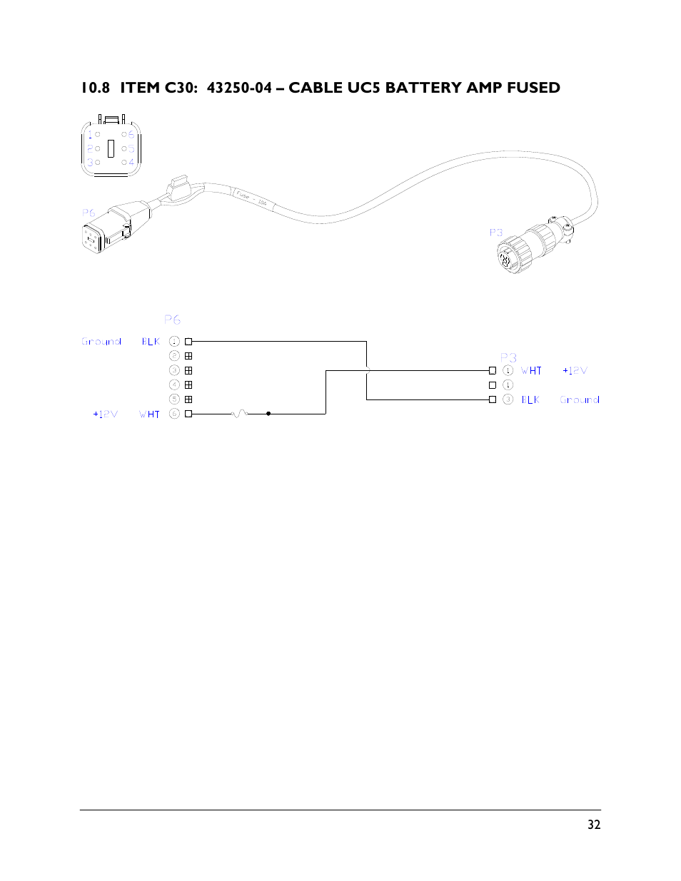 8 item c30: 43250-04 | NORAC UC4.5-BC-CS3 User Manual | Page 35 / 36