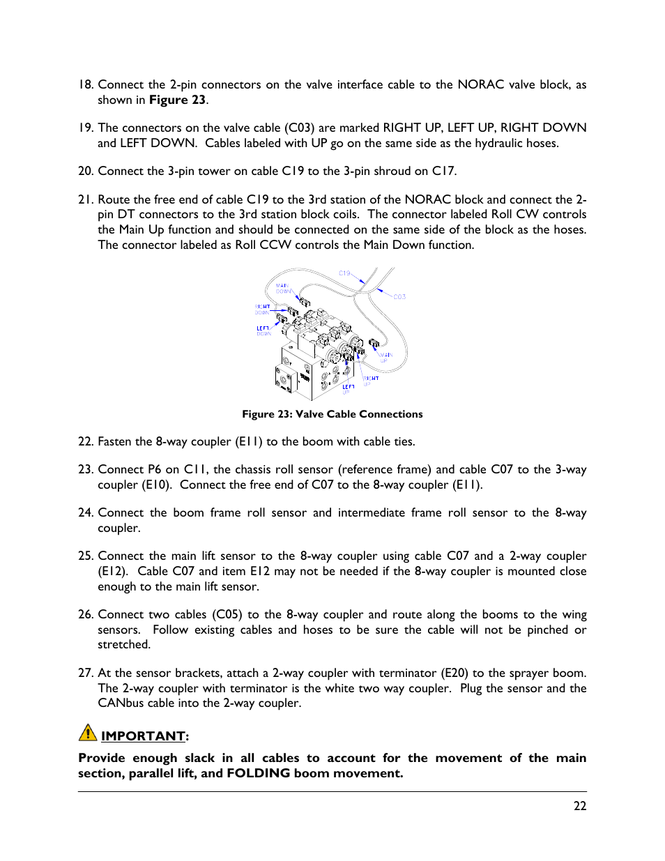 NORAC UC4.5-BC-CS5 User Manual | Page 25 / 42