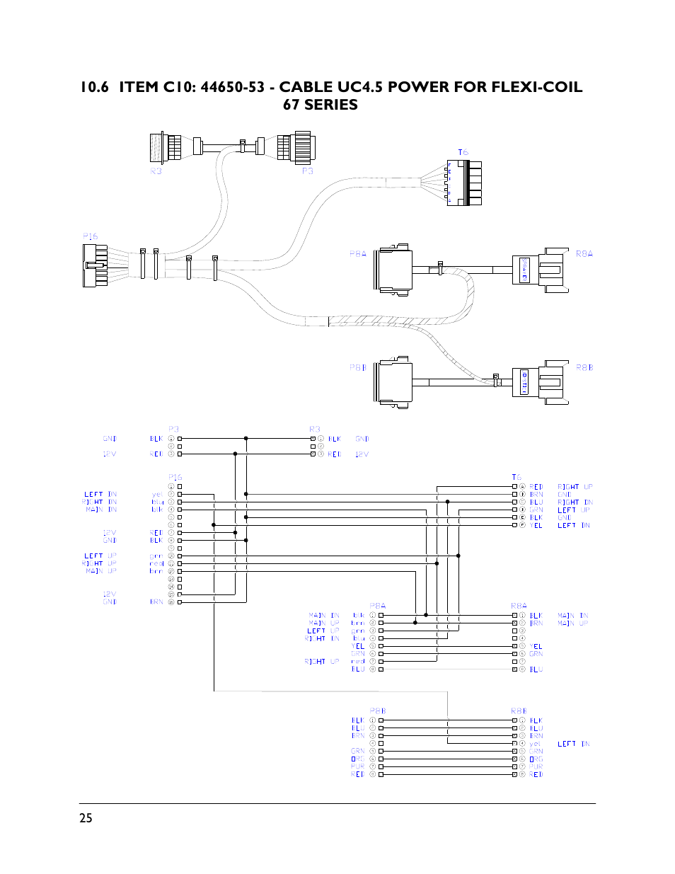 6 item c10: 44650-53 | NORAC UC4.5-BC-FC1 User Manual | Page 28 / 29