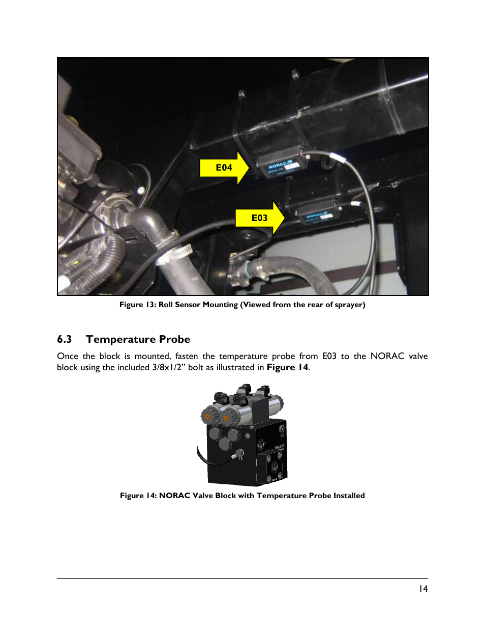 3 temperature probe | NORAC UC4.5-BC-FC2 User Manual | Page 17 / 32