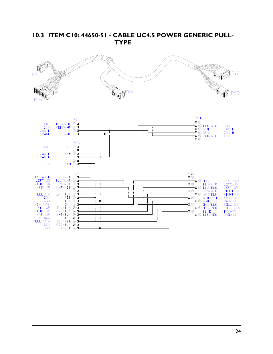 3 item c10: 44650-51 | NORAC UC4.5-BC-FC2 User Manual | Page 27 / 32