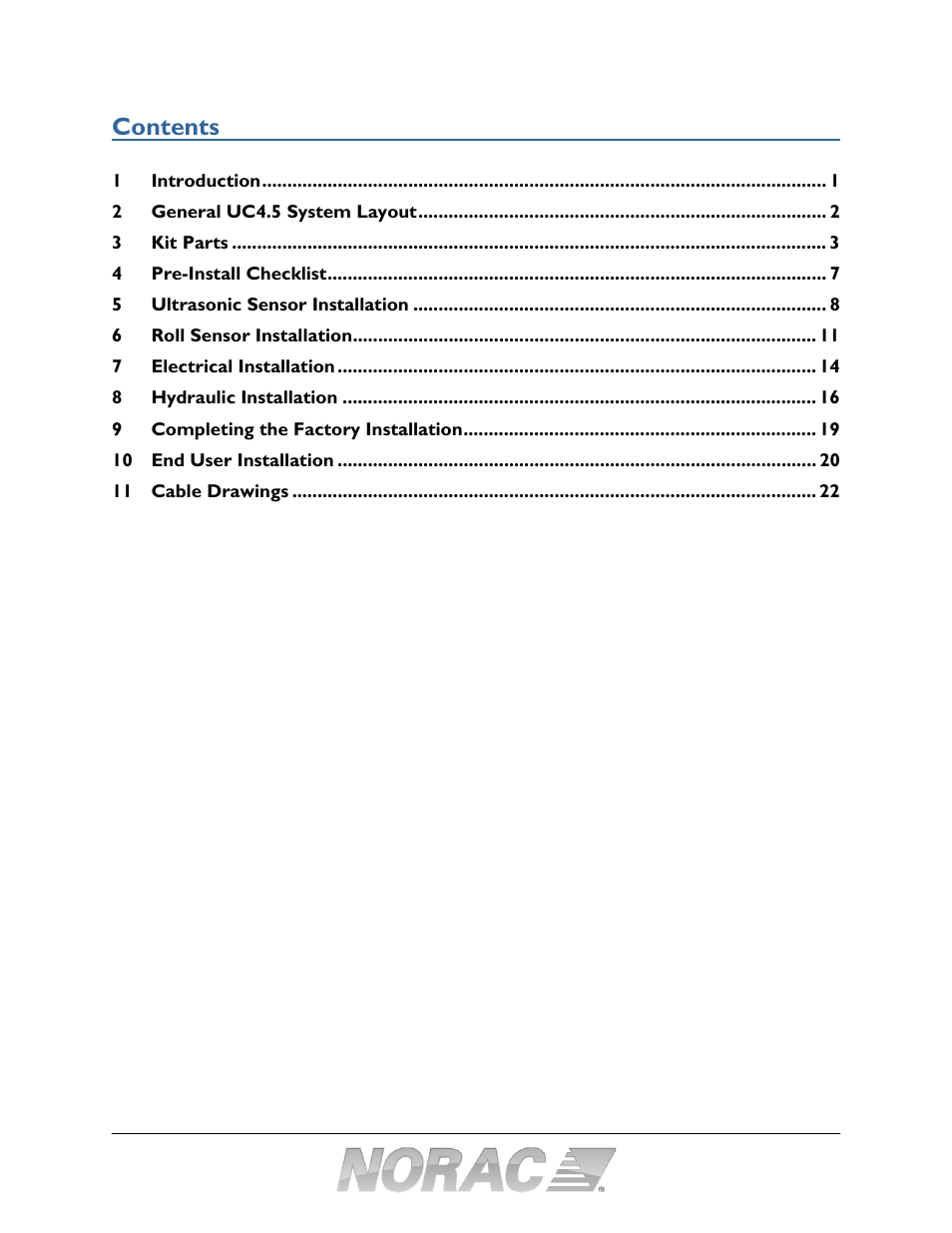 NORAC UC4.5-BC-FT1 User Manual | Page 3 / 32