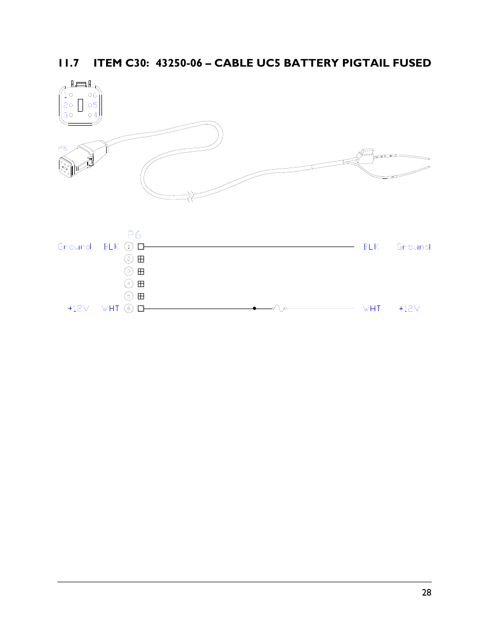 7 item c30: 43250-06 | NORAC UC4.5-BC-FT1 User Manual | Page 31 / 32