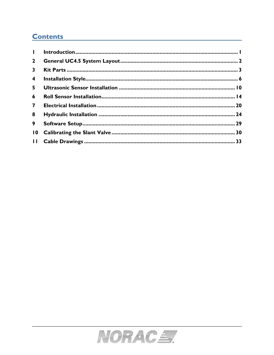 NORAC UC4.5-BC-GN1 User Manual | Page 3 / 38