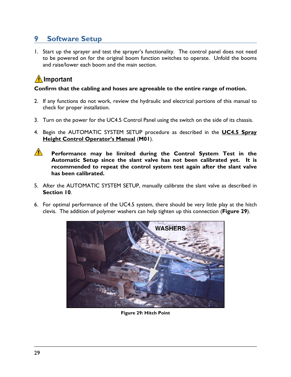9 software setup | NORAC UC4.5-BC-GN1 User Manual | Page 32 / 38