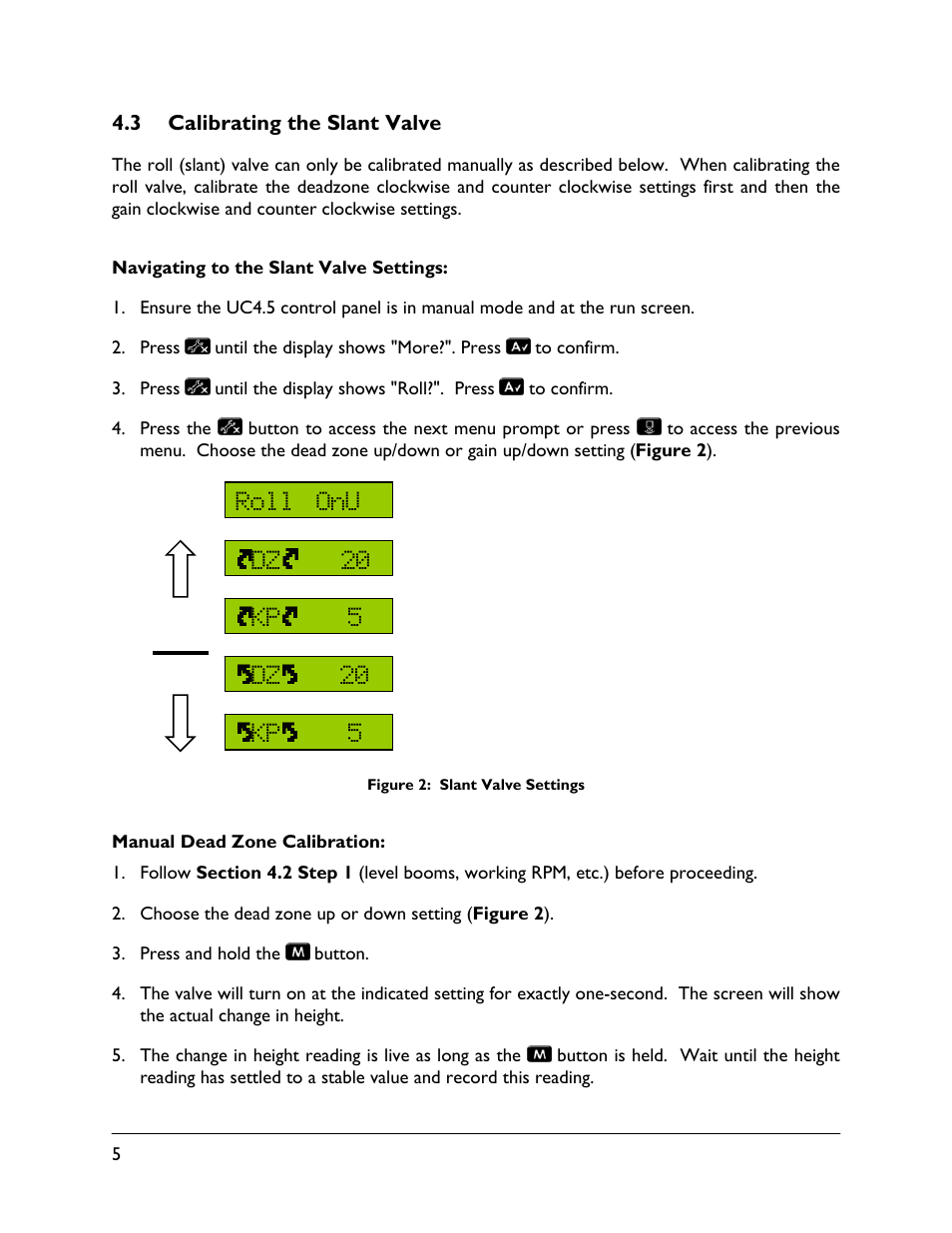 3 calibrating the slant valve | NORAC UC4.5-BC-GN2 Part 2 User Manual | Page 8 / 11