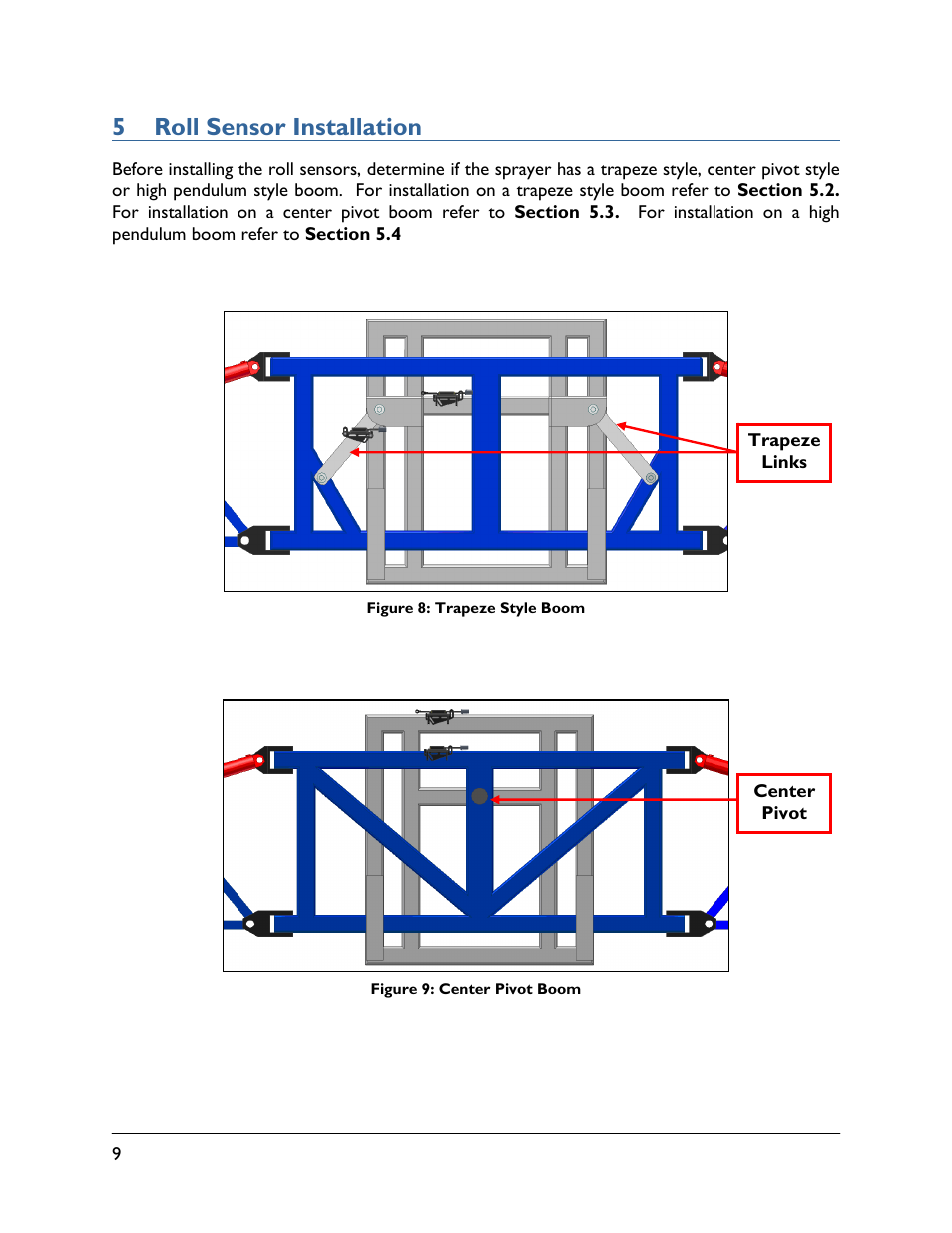 5 roll sensor installation | NORAC UC4.5-BC-GN6 User Manual | Page 12 / 22