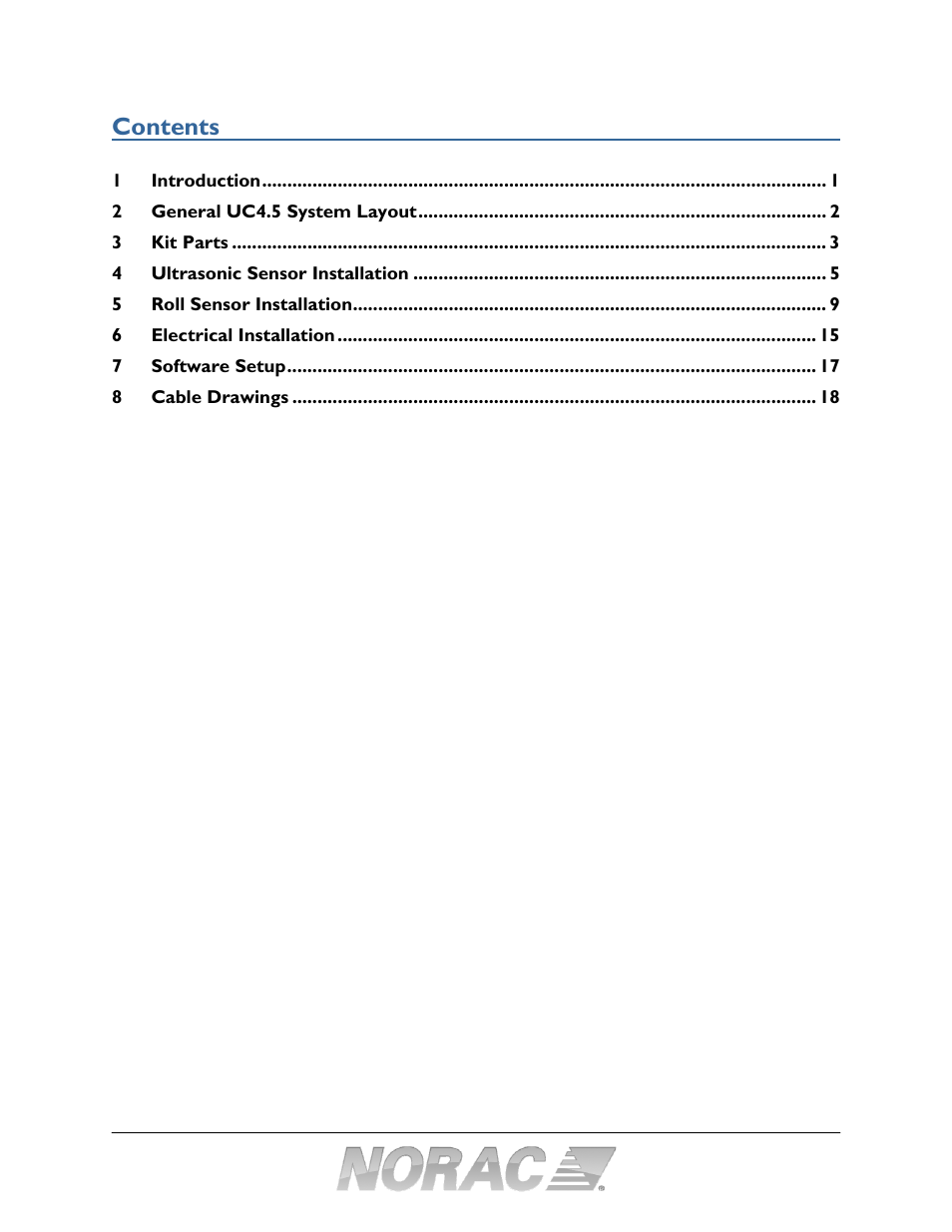 NORAC UC4.5-BC-GN6 User Manual | Page 3 / 22
