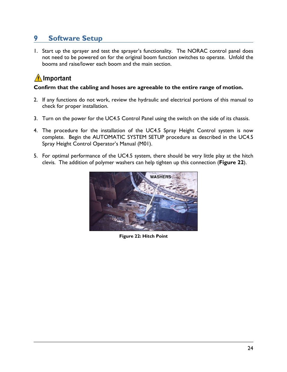 9 software setup | NORAC UC4.5-BC-HD1 User Manual | Page 27 / 32