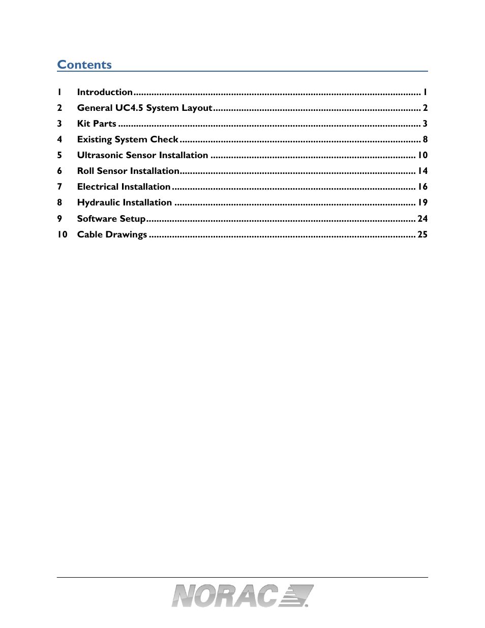 NORAC UC4.5-BC-HD1 User Manual | Page 3 / 32