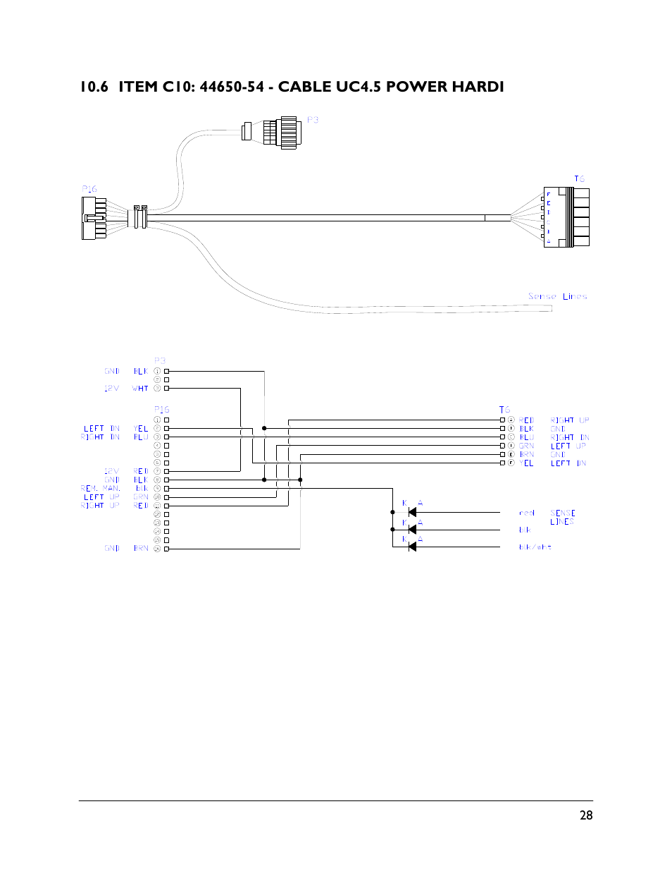 6 item c10: 44650-54 | NORAC UC4.5-BC-HD1 User Manual | Page 31 / 32